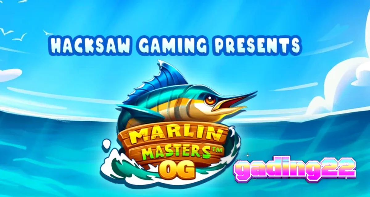 Tampilan visual slot Marlin Masters OG dengan tema memancing di laut lepas.